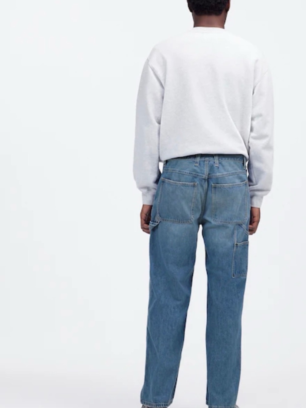 Madewell Men's Relaxed Blue Carpenter Jeans